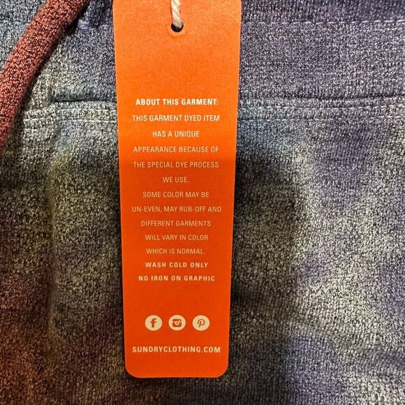 Sundry Womens Tie Dye SOFT Drawstring Biker Shorts Sundry Size 0 (XS 0/2) ~ NWT - Picture 8 of 9